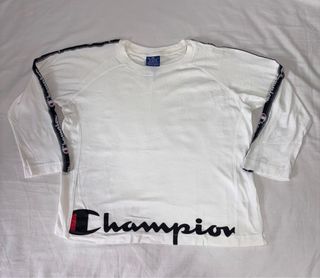 Camiseta Champion manga larga blanca