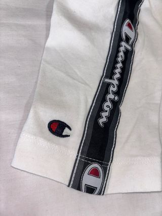 Camiseta Champion manga larga blanca
