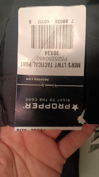 Pantalón Táctico Negro