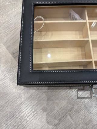 Caja organizador de relojes con tapa