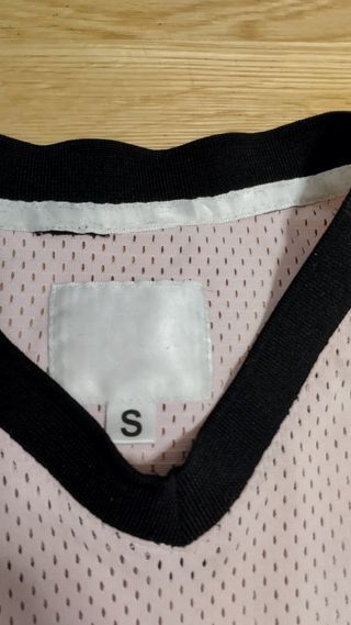 Camiseta Fila rosa y negra talla S