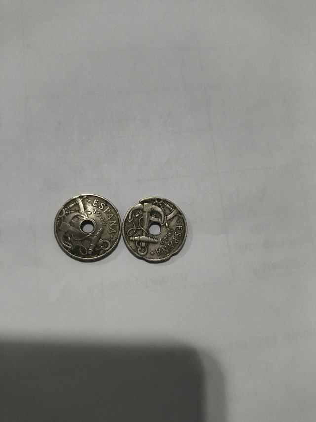 2 Monedas España 1949