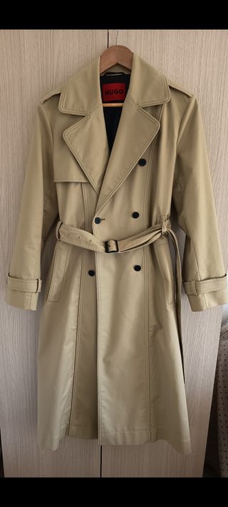 Gabardina Hugo Boss Beige