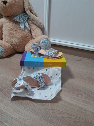 Sandalias Pablosky Niña Talla 35 Blancas