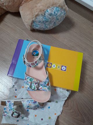 Sandalias Pablosky Niña Talla 35 Blancas