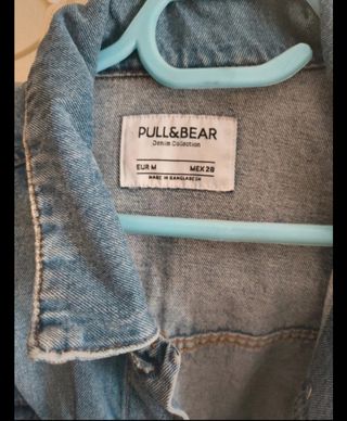 Cazadora vaquera Pull&Bear azul mujer