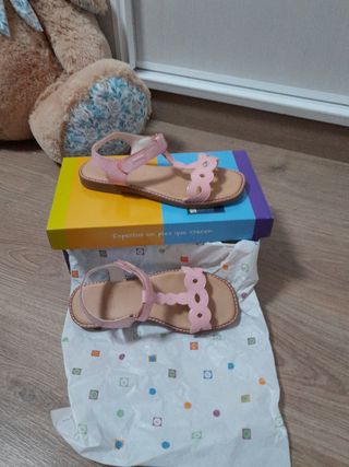 Sandalias Pablosky Niña Rosa Talla 35