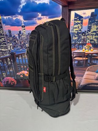 Mochila senderismo trekking negra nueva 