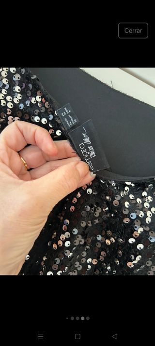 Vestido lentejuelas