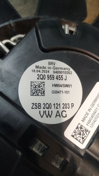 Ventilador radiador grupo VAG