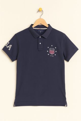 Tommy Hilfiger USA Polo Shirt Navy XL