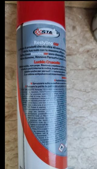 2 spray START Rinnova Cruscotto