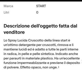 2 spray START Rinnova Cruscotto