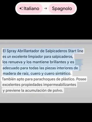 2 spray START Rinnova Cruscotto