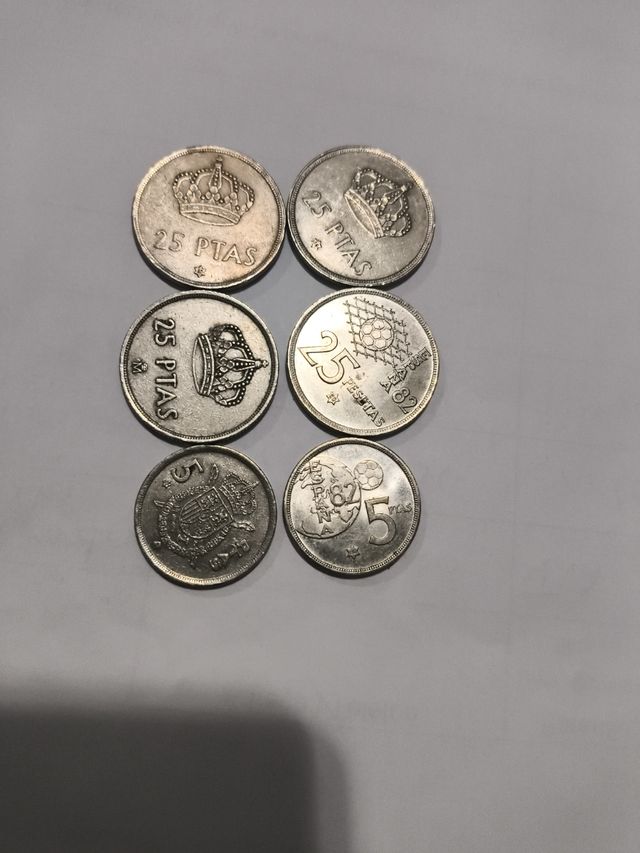 Monedas Carlos I Rey de España