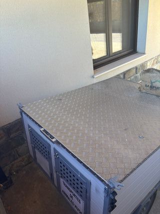 Remolque caza perros térmico sándwich isotermo