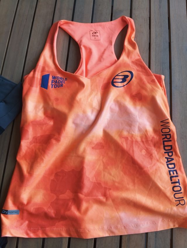 Camiseta Bullpadel World Padel Tour Naranja