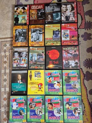 Lote 24, elegir películas dvd, 8 x 12 euros