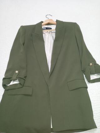 Americana Zara Verde Militar. A ESTRENAR.