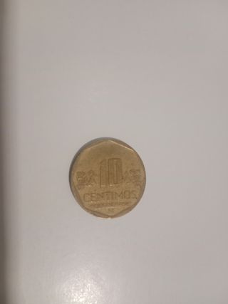 Moneda 10 Centimos Perú 2007