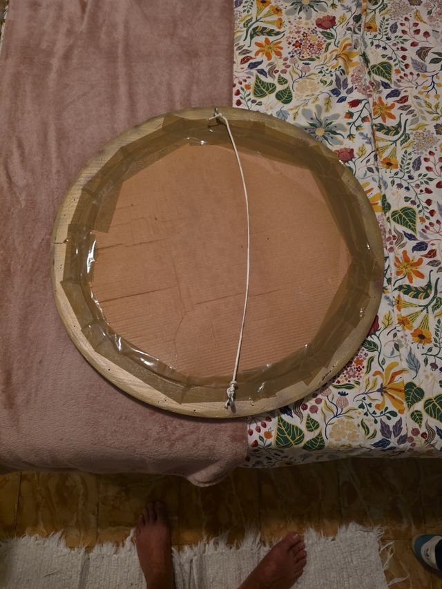 Espejo Redondo Vintage Dorado