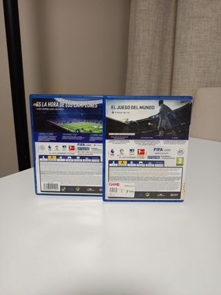 FIFA 18 y FIFA 19 PS4