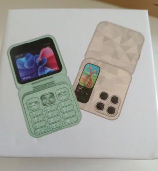 Mini teléfono plegable 2G con doble SIM