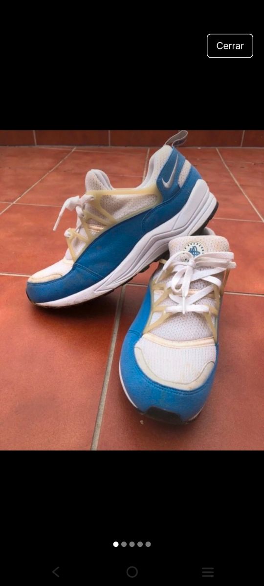 Zapatillas Nike Huarache Light Azul/Blanco