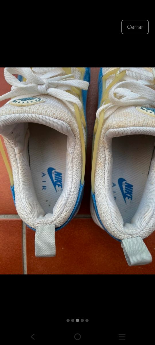 Zapatillas Nike Huarache Light Azul/Blanco