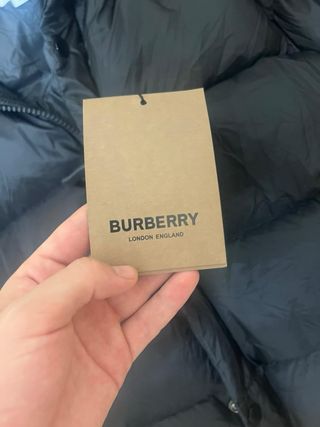 Chaqueta Burberry Puffer Negra