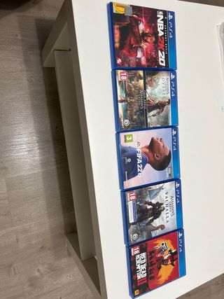 Pack Juegos PS4: NBA 2K20, FIFA 22, RDR2