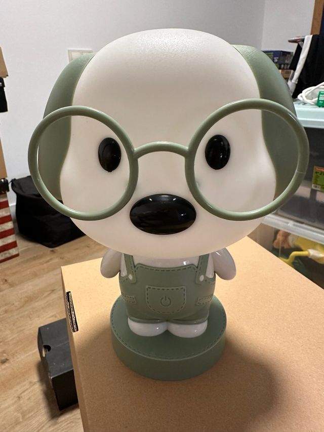 Lámpara infantil: Perro con gafas
