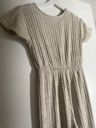 Mono beige de canalé