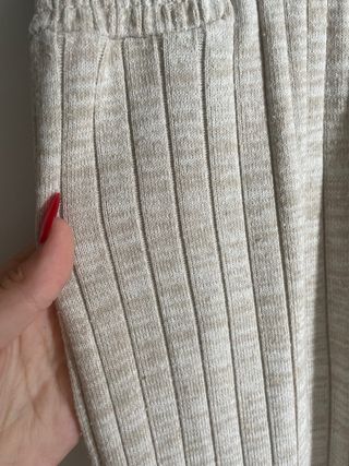Mono beige de canalé