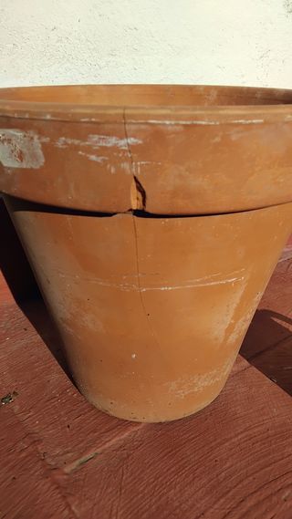 Maceta de barro terracota