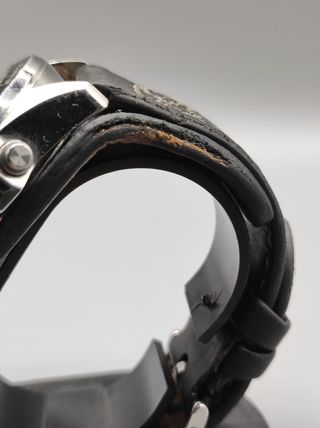 Reloj Fossil Cronógrafo Plata y Negro
