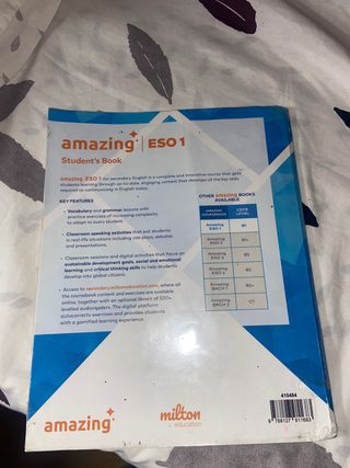 Libro primero de la eso Students Book￼