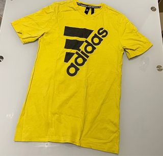 Maglietta Adidas Gialla - 14 Anni