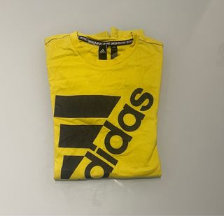 Maglietta Adidas Gialla - 14 Anni