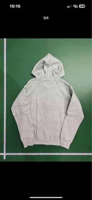 Sudadera Burberry Gris con Capucha