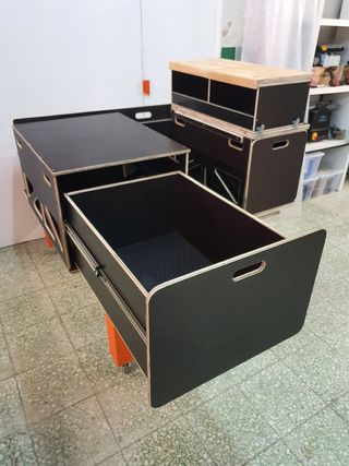Mueble Cama Camper a Medida para Partner/Berlingo.