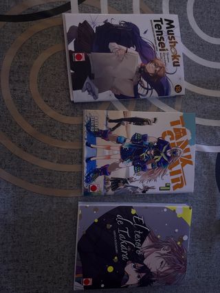 3 libros manga