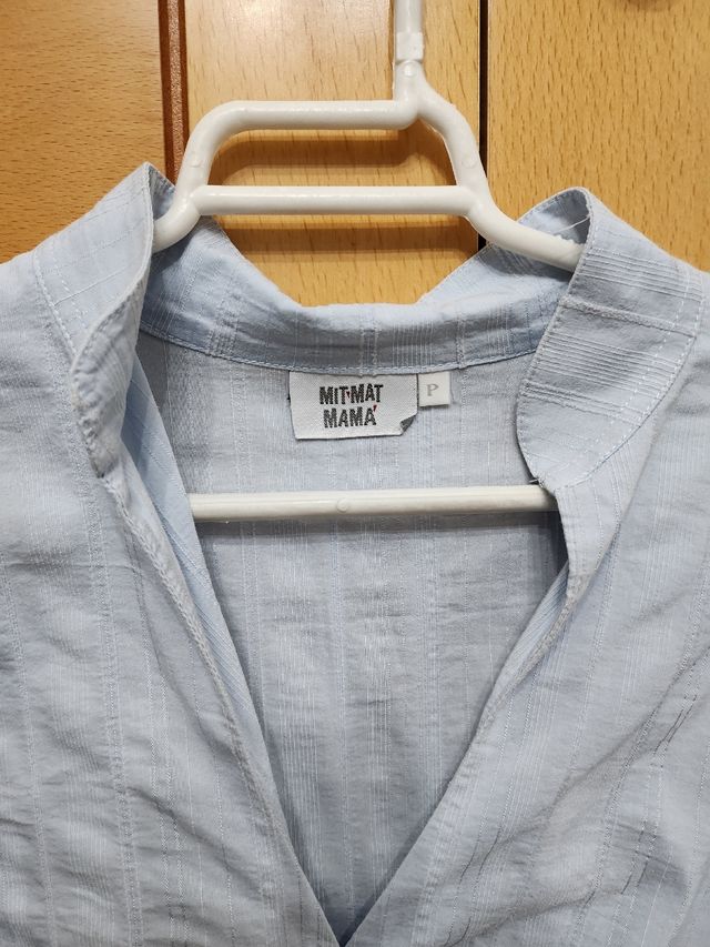 3x2
Camisa premamá MITMAT MAMÁ azul Talla P