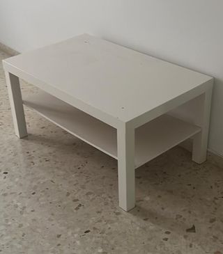 Mesa baja blanca Ikea