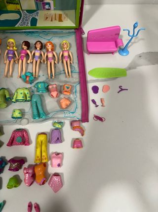 Lote Polly Pocket Casa Muñecas y Accesorios