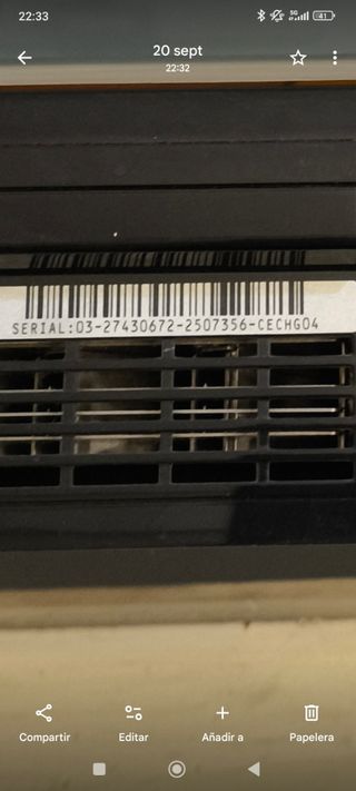 PS3 (PlayStation 3) FAT negra 
