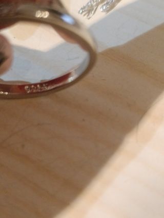 Anillo Plata 925 Esmeralda Talla Cushion