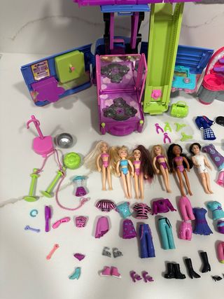 Lote de muñecas y accesorios Polly Pocket