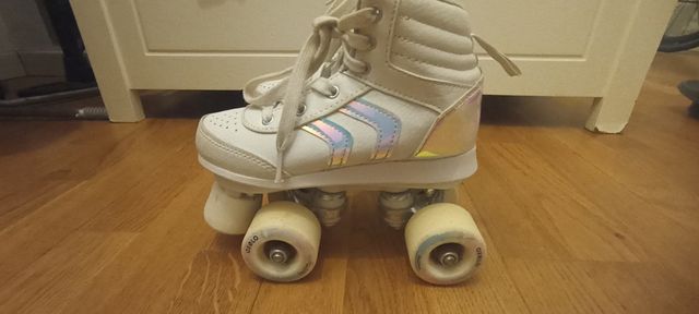 Patines 4 ruedas blancos talla 32 Oxello Decathlon