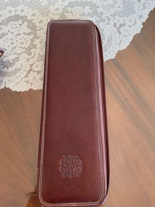 Estuche Corbatero Loewe Marrón Piel